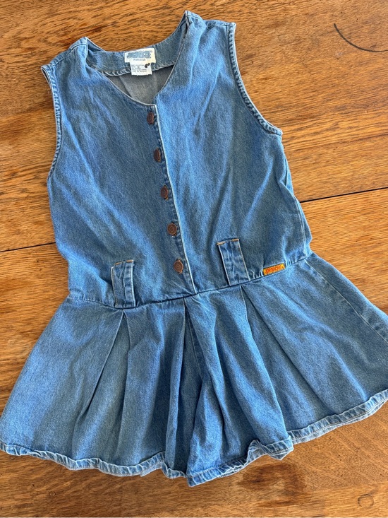 Jordache Pants - Vintage Jordache Blue Denim Sleeveless Romper